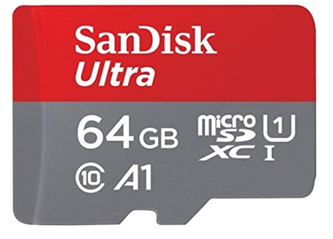 SanDisk Ultra A1 MicroSDXC (Micro SD) 64 GB Class 10 Memory Card