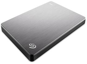 Seagate Backup Plus Slim 1 TB Portable External Hard Disk (Silver)Mobile Device Backup