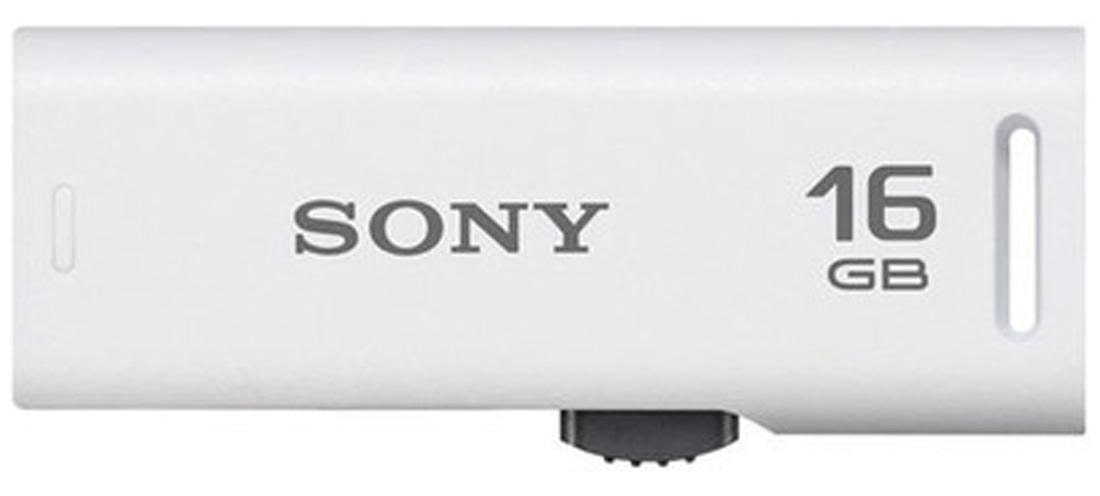 Sony Micro Vault Classic USB 2.0 16 GB Pendrive (White)