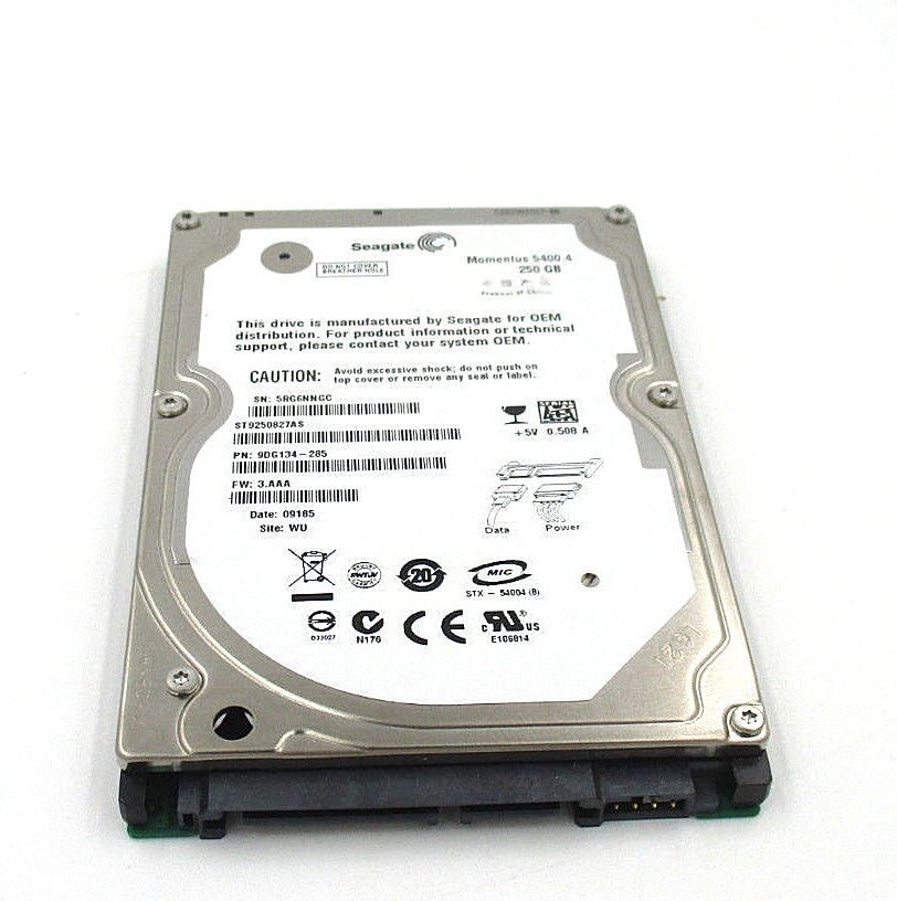 

ST9250827AS 5RG WU PN 9DG134-285 FW 3 CTC Seagate 250GB SATA 2 5 Hard Drive