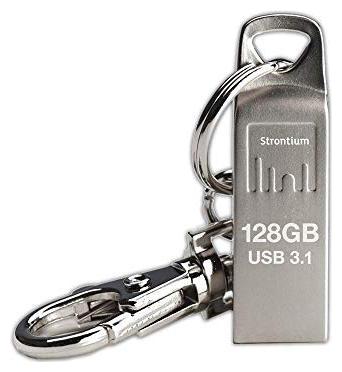 

Strontium 128 GB USB 3 1 Pendrive ( Silver )
