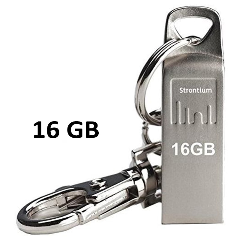

Strontium 16 GB USB 2 0 Pendrive ( Silver )