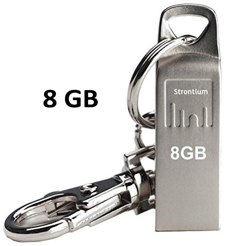 

Strontium 8 GB USB 2 0 Pendrive ( Silver )