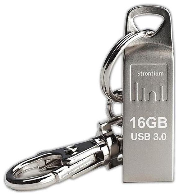 

Strontium 16 GB USB 3 0 Pendrive ( Silver )