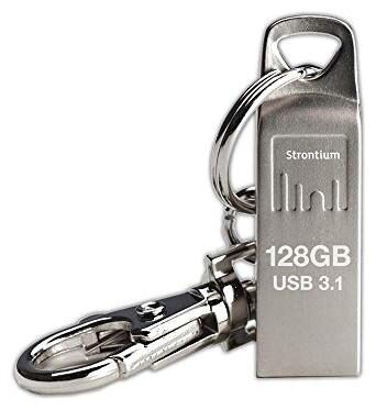 

Strontium 128 GB USB 3 1 Pendrive ( Silver )