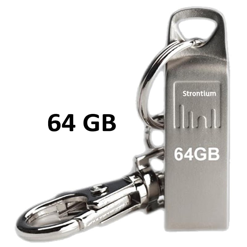 

Strontium Ammo 64 GB USB 2 0 Pendrive ( Silver )