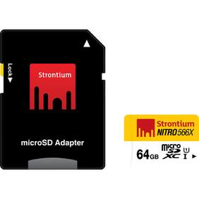 Strontium MicroSDXC 64 GB Class 10 Memory Card