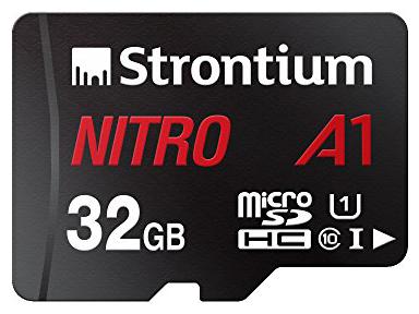 

Strontium Nitro A1 32GB Micro SDHC Memory Card 100MB s A1 UHS-I U1 Class 10 with High Speed Adapter for Smartphones Tablets Drones Action Cams (SRN32GTFU1A1A)