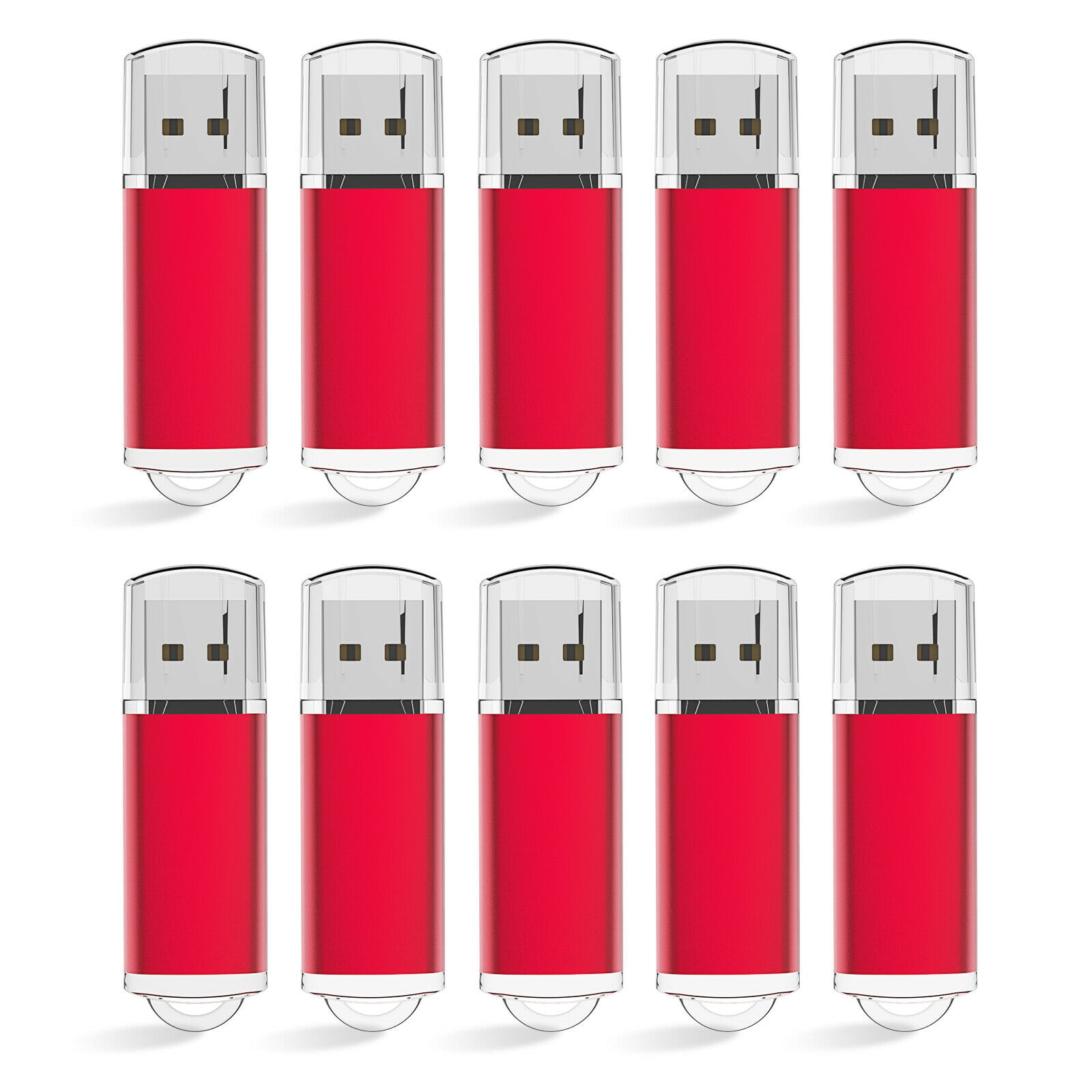 

USA Stock 10Pcs Lot 16GB USB 2 0 Flash Drives Memory Thumb Sticks For Xmas Gift