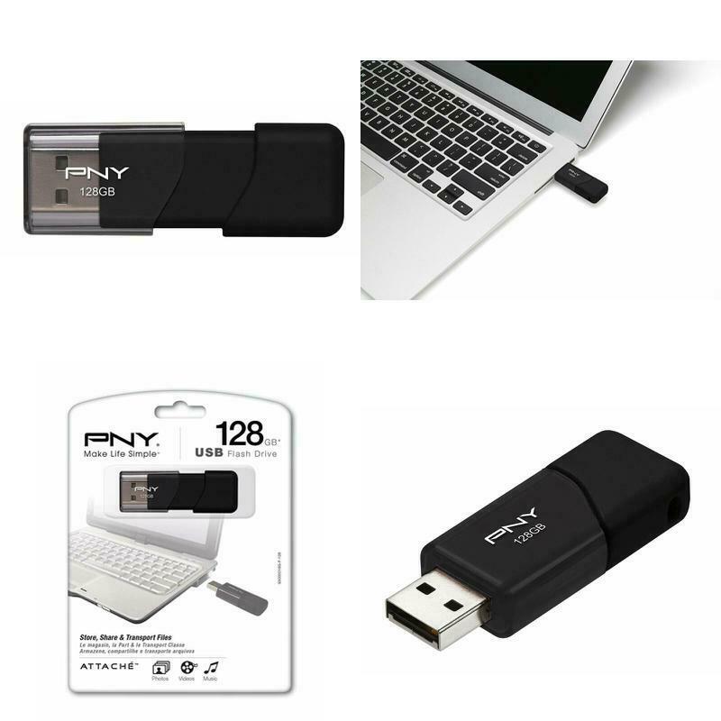 

USB 2 0 Flash Drive Disk Memory Stick 128GB Photo Music Documents Video Storage