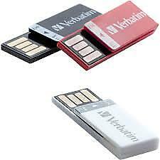 

VTM98674 - VERBATIM 98674 8GB Clip It USB Drives 3 pk