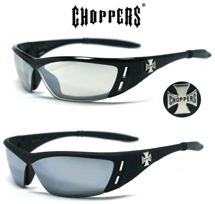 

1 or 2 Pair Choppers Motorcycle Biker Riding Sports Semi Rimless Sunglasses