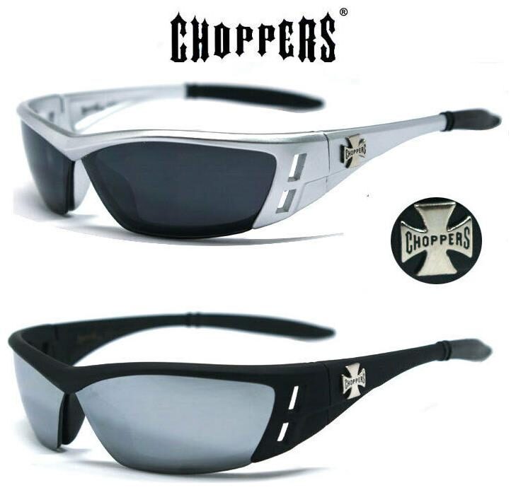 

1 or 2 Pair Choppers Motorcycle Biker Riding Sports Semi Rimless Sunglasses