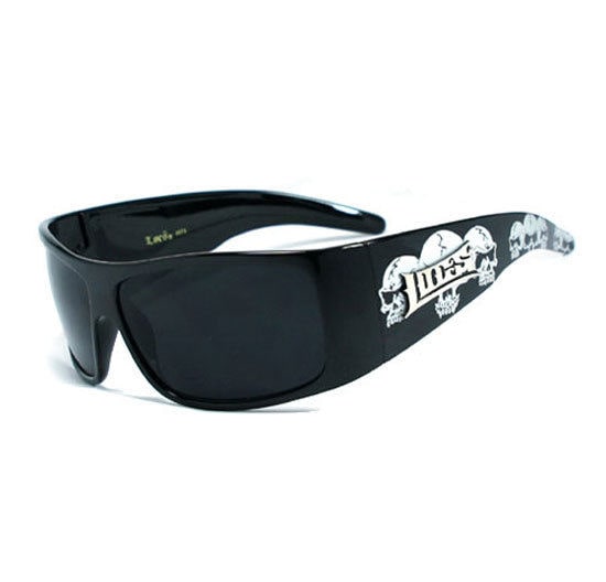 

1 or 2 Pair Locs Authentic Large Cholo Biker Sunglasses Thick Arm OG Style UV400