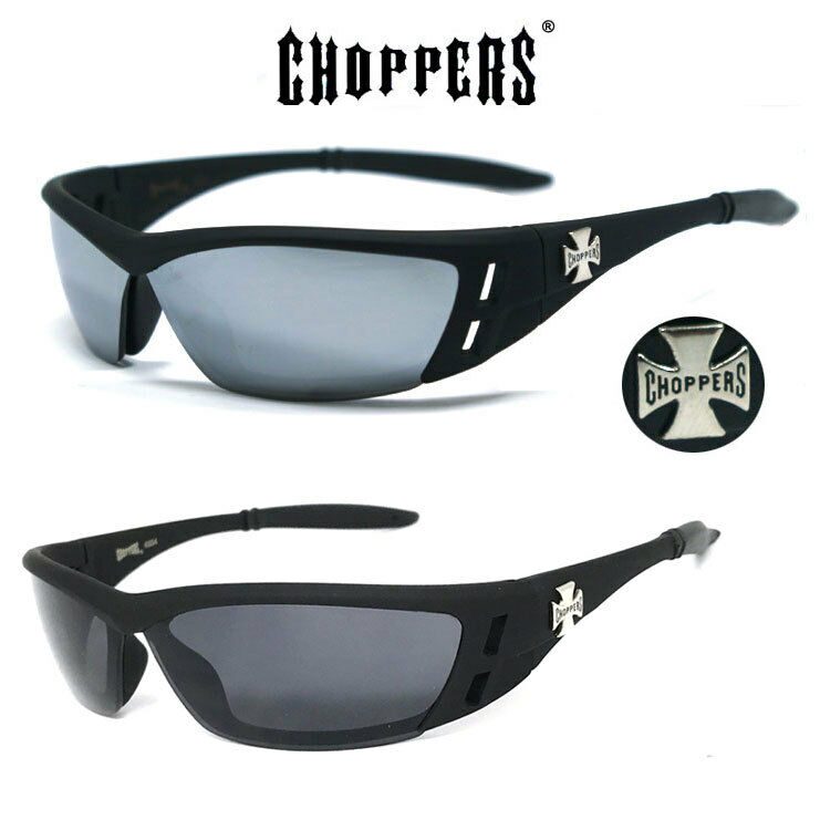 

1 or 2 Pair Choppers Motorcycle Biker Riding Sports Semi Rimless Sunglasses