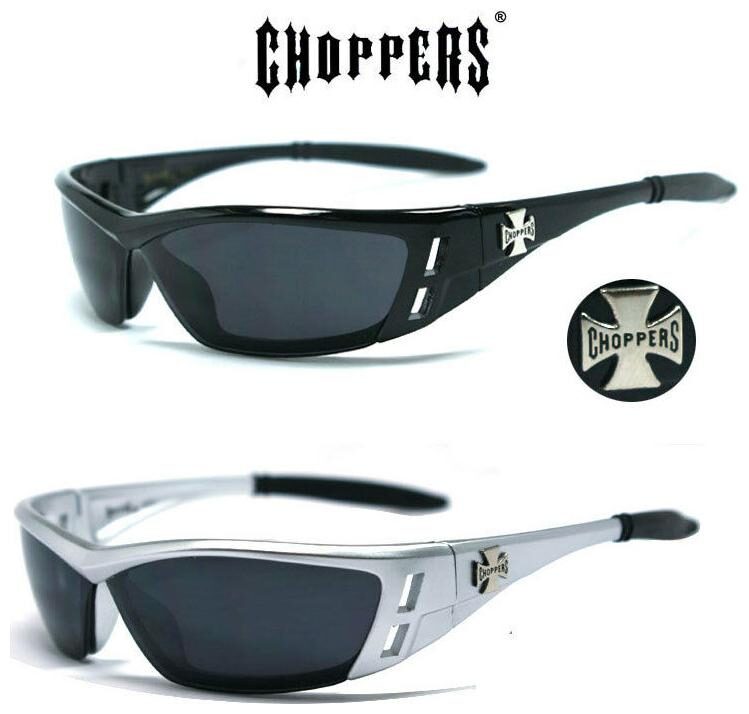 

1 or 2 Pair Choppers Motorcycle Biker Riding Sports Semi Rimless Sunglasses