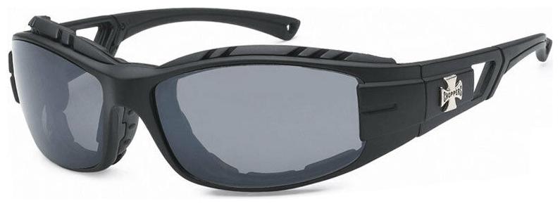 

2 Pairs Combo Choppers Wind Resistant Foam Pad Motorcycle UV Protect Sunglasses