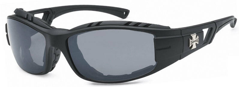 

2 Pairs Combo Choppers Wind Resistant Foam Pad Motorcycle UV Protect Sunglasses