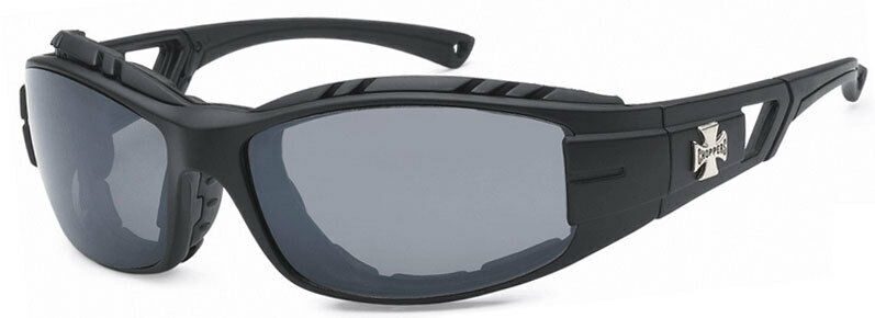 

2 Pairs Combo Choppers Wind Resistant Foam Pad Motorcycle UV Protect Sunglasses