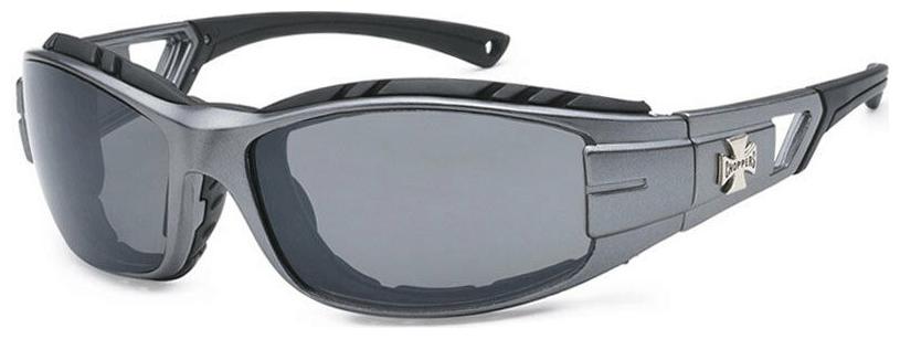

2 Pairs Combo Choppers Wind Resistant Foam Pad Motorcycle UV Protect Sunglasses