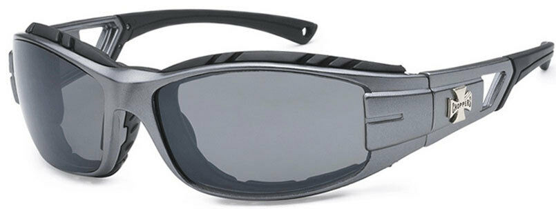 

2 Pairs Combo Choppers Wind Resistant Foam Pad Motorcycle UV Protect Sunglasses