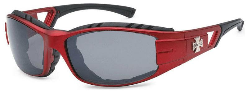 

2 Pairs Combo Choppers Wind Resistant Foam Pad Motorcycle UV Protect Sunglasses