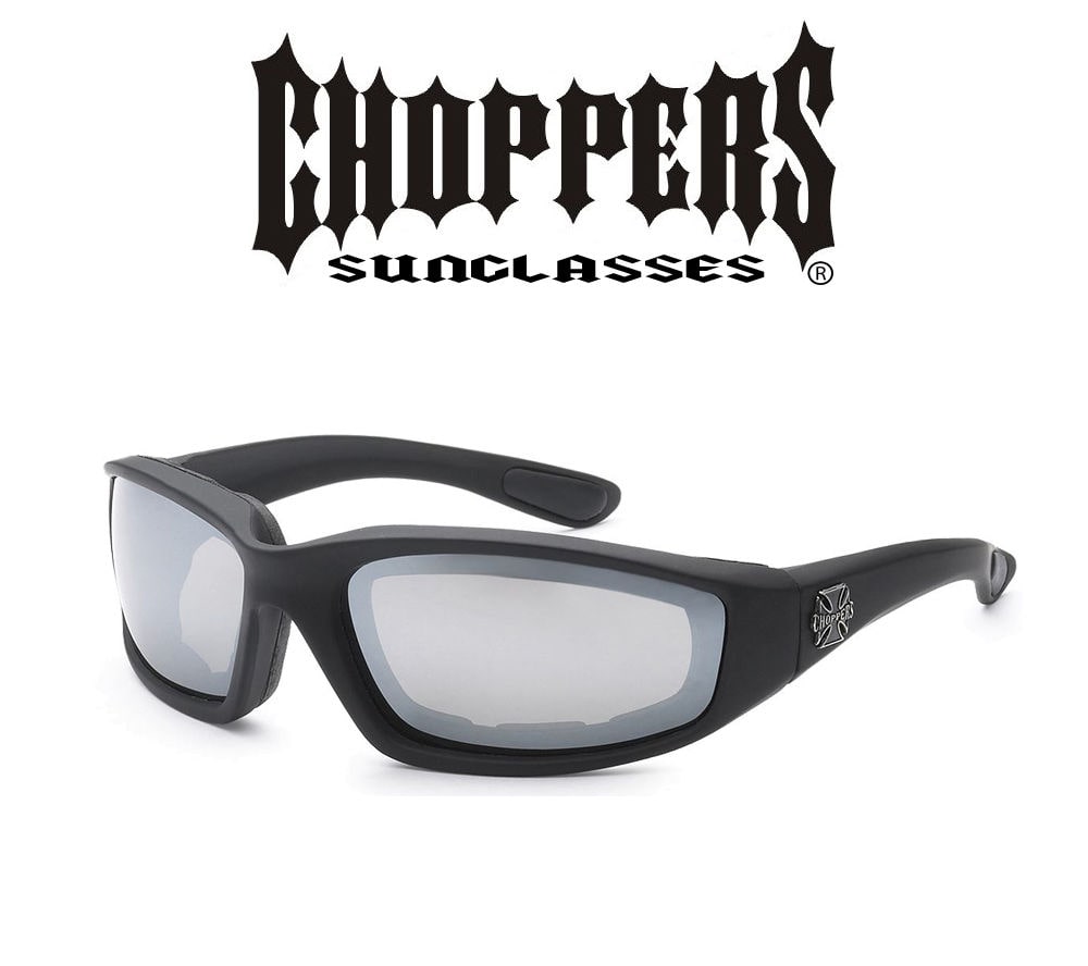 

3 Pairs Chopper Sunglasses Motorcycle Riding Glasses Foam Padded Biker Goggles