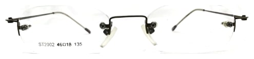 

Affable Rim Less Oval Unisex Spectacle Frame A226 Silver