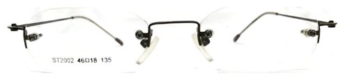 

Affable Rim Less Oval Unisex Spectacle Frame A225 Golden
