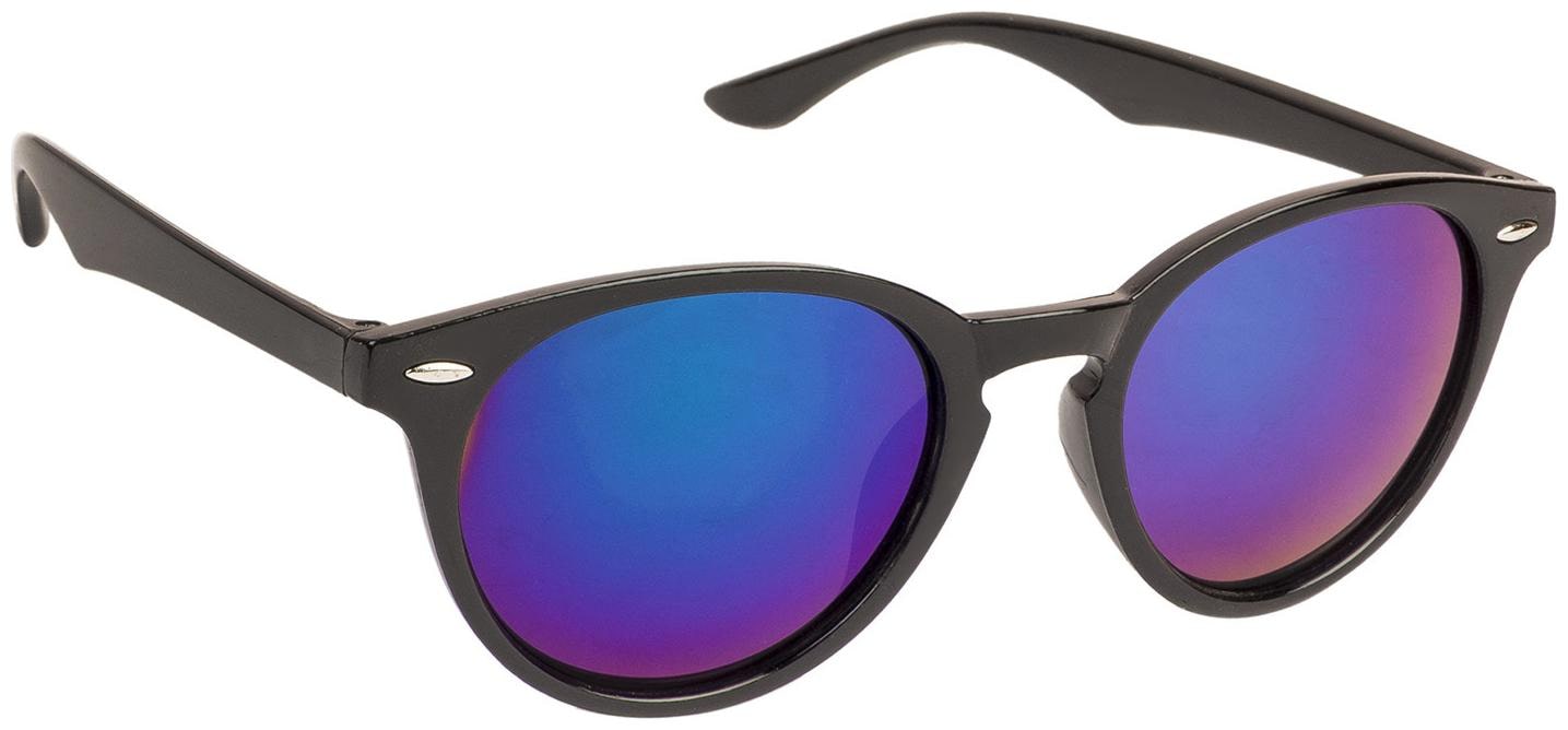 

Arzonai Black Target Oval UV Protection Sunglasses For Men MA-303-S2