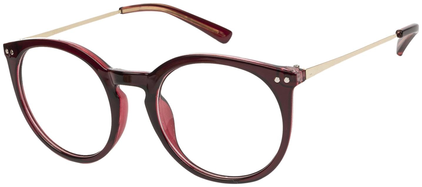 

Arzonai Evelina Oval Maroon-Transparent UV Protection Sunglasses For Men Women MA-3093-S3