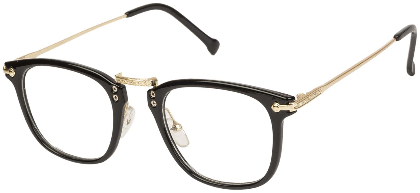 

Arzonai Felix Square Black-Transparent UV Protection Sunglasses For Men Women MA-3081-S1