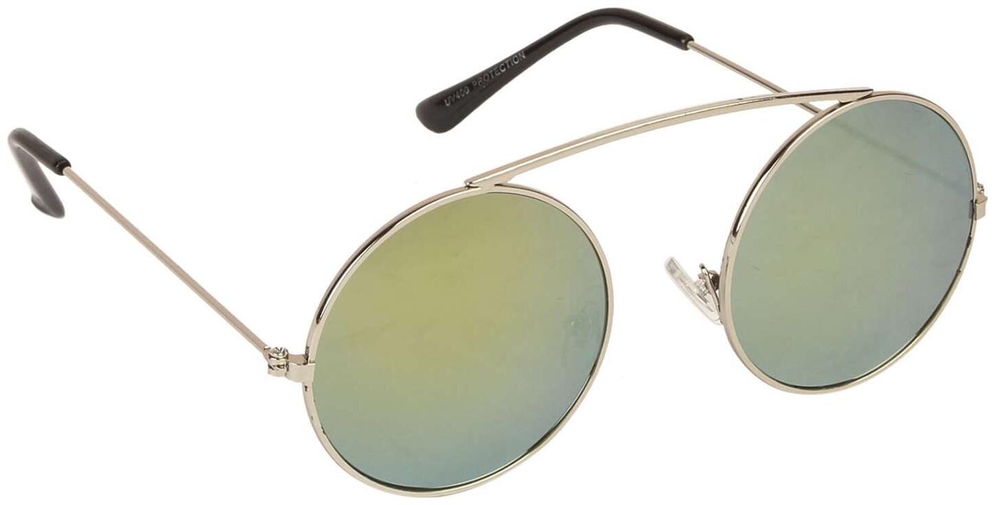 

Arzonai Haskell MA-299-S7 Round Unisex Yellow Sunglasses