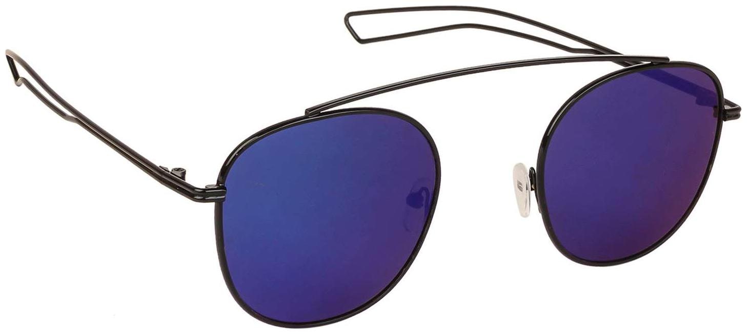 

Arzonai Jones MA-290-S2 Round Unisex Blue Sunglasses