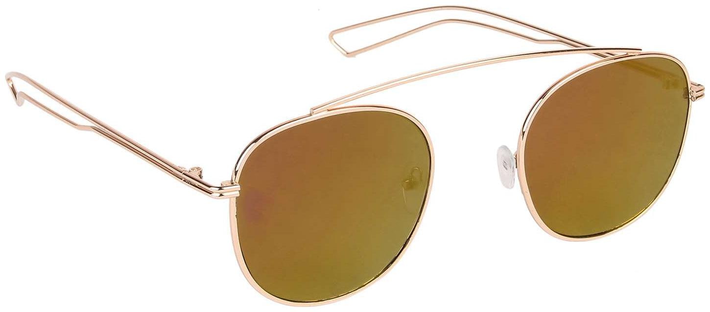 

Arzonai Jones MA-290-S5 Round Unisex Orange Sunglasses