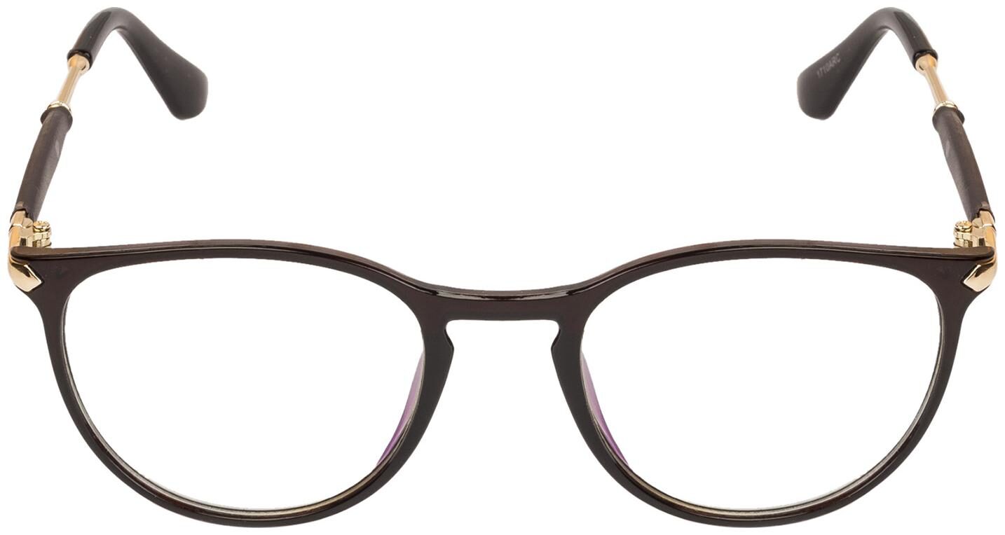 

Arzonai Lowry Oval Black-Transparent UV Protection Sunglasses Frame For Men Women MA-557-S1