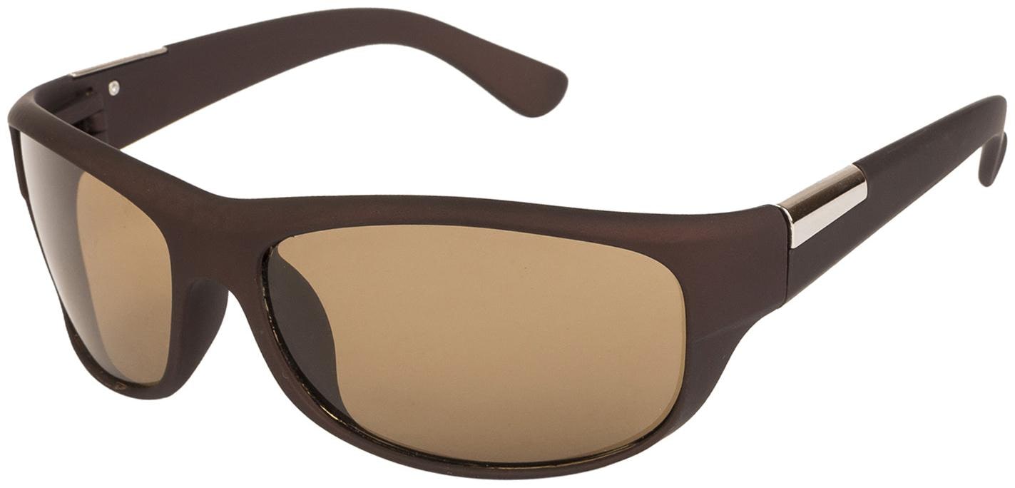 

Arzonai Men s UV-400 Protected Sunglasses Hector Sports Wrap Matte Brown 64mm (Brown Lens) (MA-905-S4)