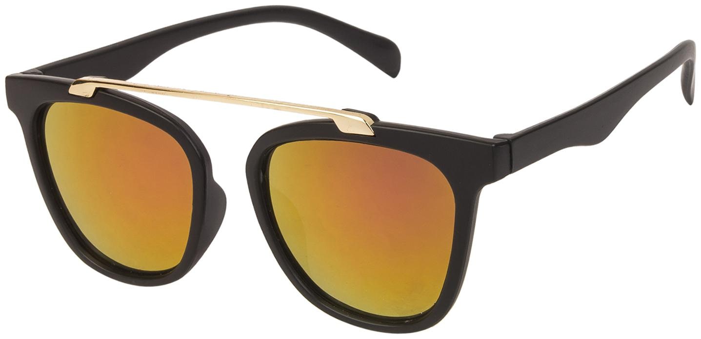

Arzonai New Fashion Square Black-Orange UV Protection Sunglasses For Men Women MA-003-S8