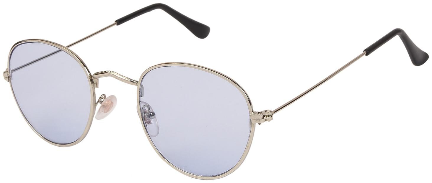 

Arzonai Pento Oval Silver-Blue UV Protection Sunglasses For Men Women MA-026-S12