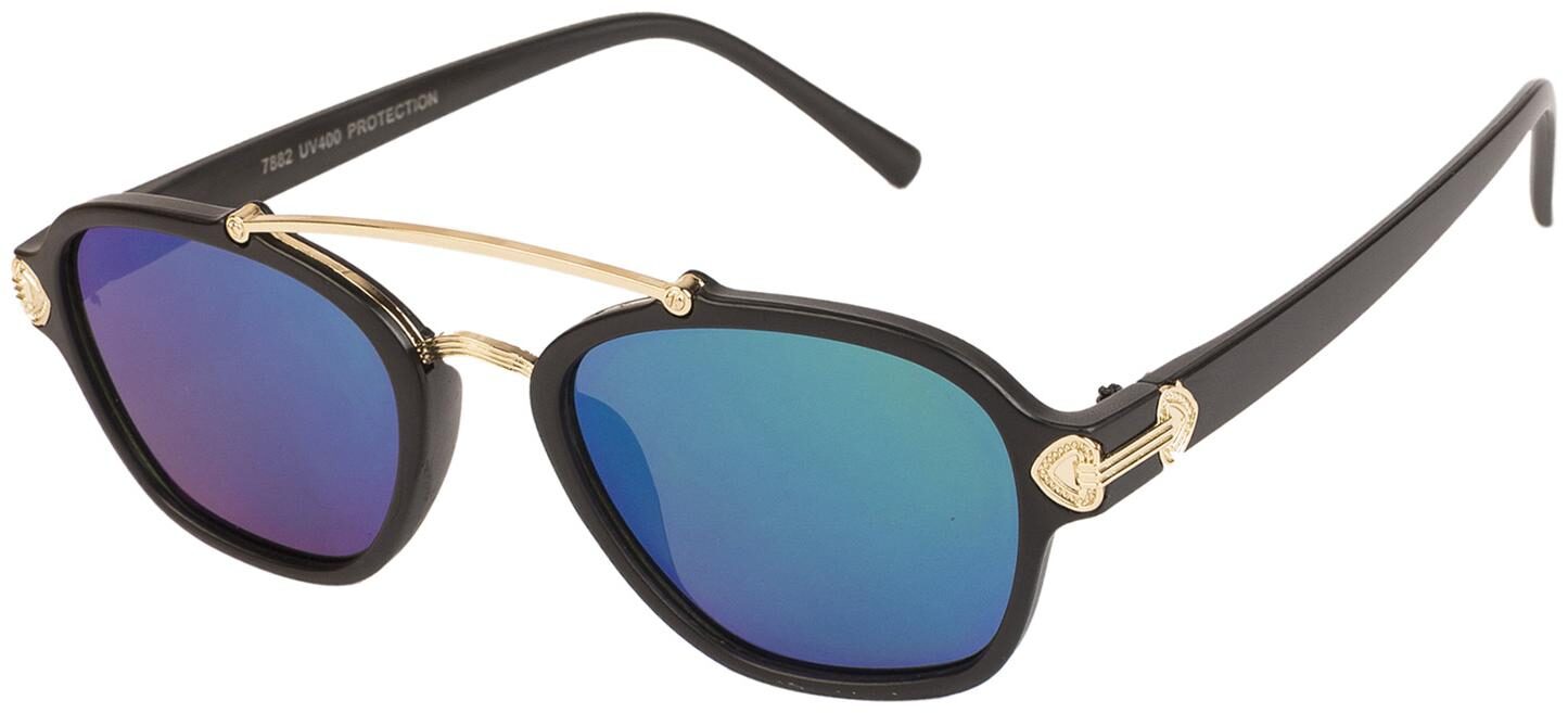 

Arzonai Percey Square Black-Green UV Protection Sunglasses For Men Women MA-7882-S6