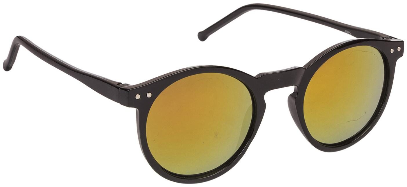 

Arzonai Stockton Round Black-Orange Mirrored UV Protection Sunglasses For Men Women MA-399-S4