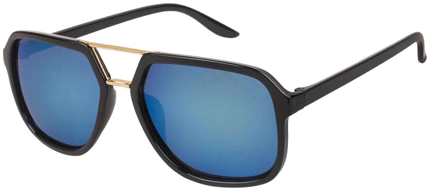

Arzonai Veteran Square Black-Blue UV Protection Sunglasses For Men Women MA-7075-S3