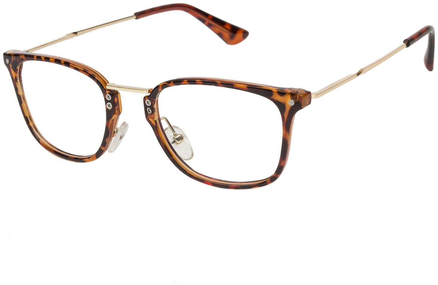

Arzonai Wilkie Square Brown-Transparent UV Protection Sunglasses For Men Women MA-3098-S1