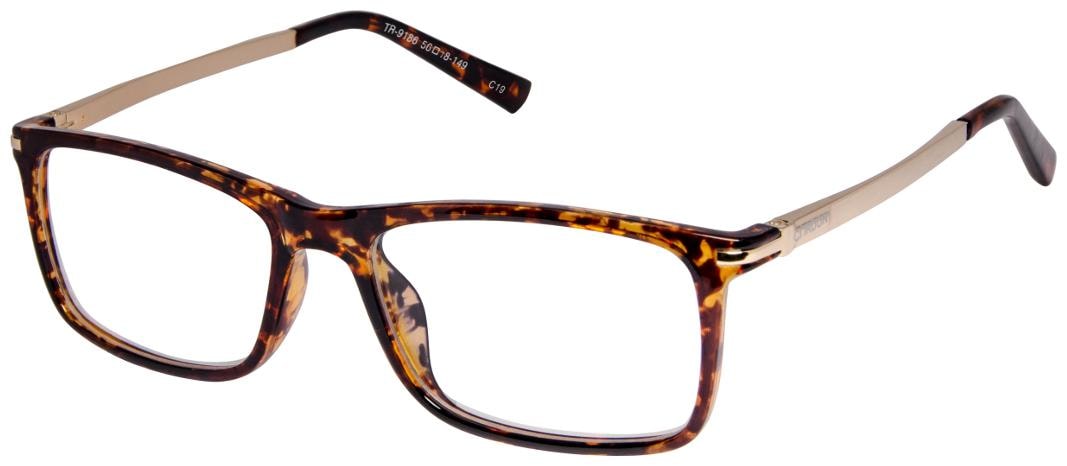

Cardon Tortoise Brown Rectangular Full Rim EyeGlass