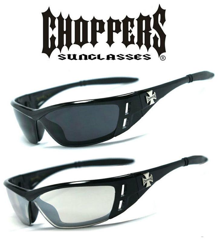 

Choppers Anti-Reflective Biker Motorcycle Riding Glasses Sunglasses Semi Rimless
