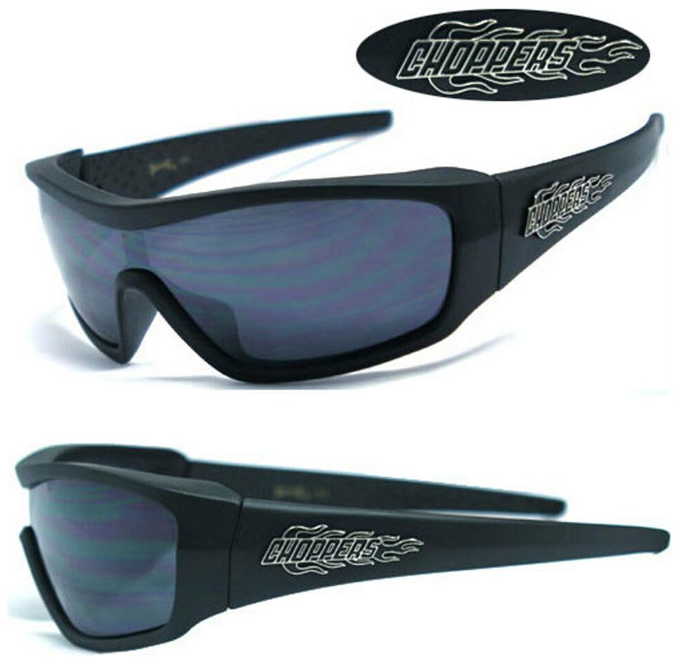 

Choppers Mens Oversized Large Designer Sunglasses Free Pouch - Matte Black C40