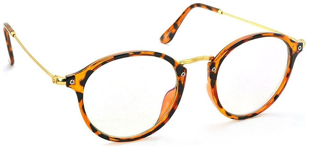 

Clear Lens Yellow Frame Round Sunglasses