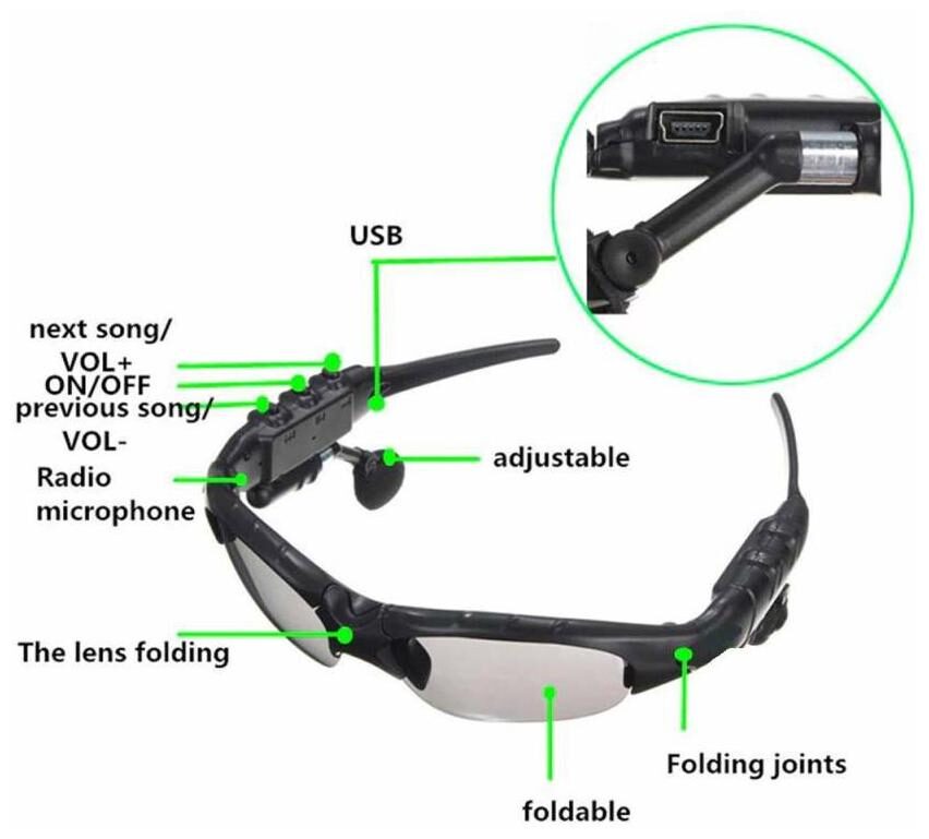 

Crystal Digital Men Sports Sunglasses