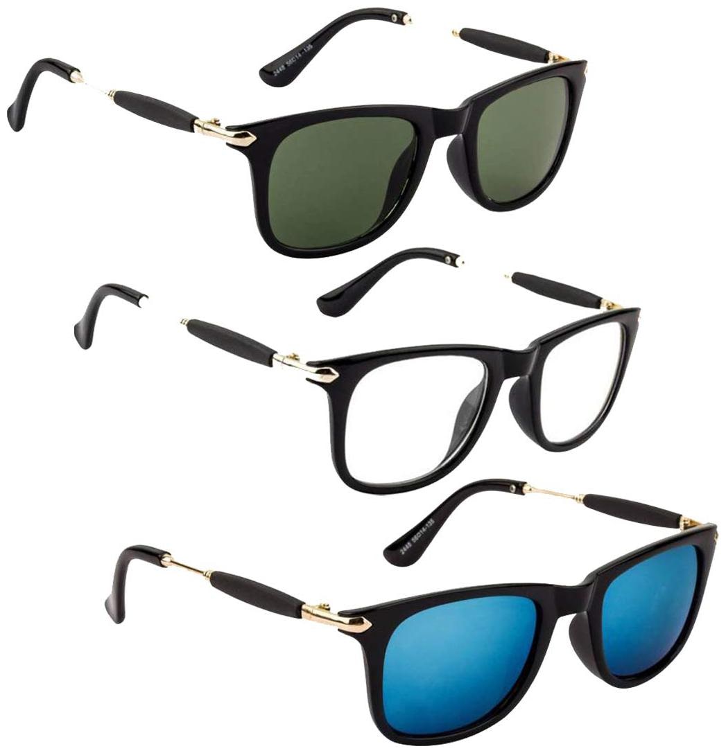 

D DEBONAIR Men Wayfarers Sunglasses