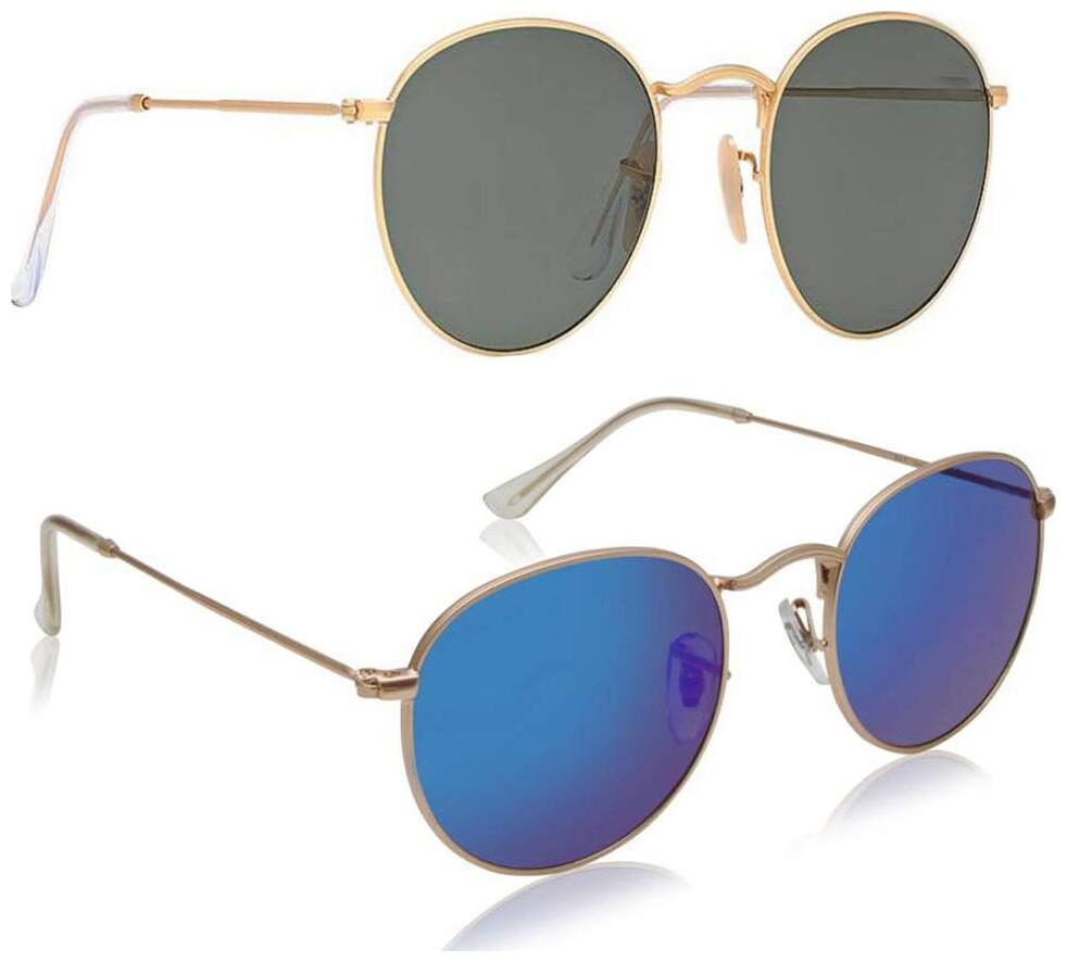

D DEBONAIR Phenomenal Round Unisex Sunglasses